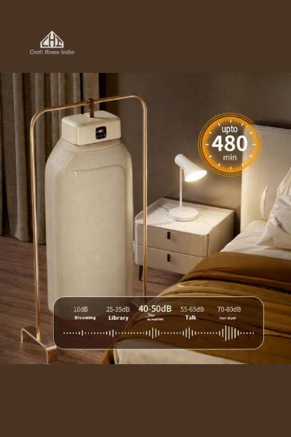 Thermodry Smart Portable Clothes Dryer, Rapid Heating, Foldable Electric Heater with Timer, Energy-Efficient Travel-Friendly Design for Apartments, Travel, Dorms & Small Spaces (600W) - Image 7