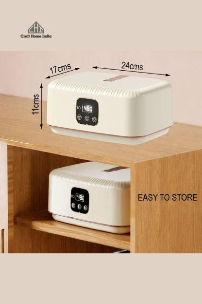 Thermodry Smart Portable Clothes Dryer, Rapid Heating, Foldable Electric Heater with Timer, Energy-Efficient Travel-Friendly Design for Apartments, Travel, Dorms & Small Spaces (600W) - Image 5